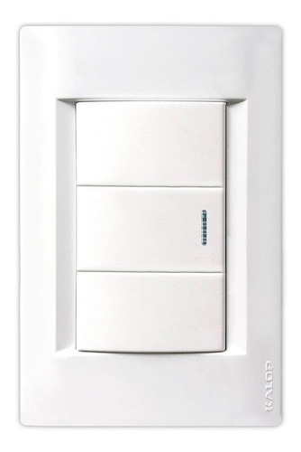 Llave De Luz Armada Kalop Civil 1 Punto Blanco