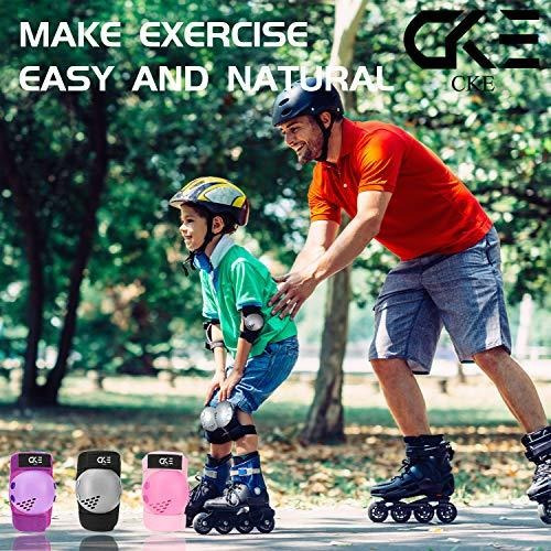 Cke Niños Rodilleras Coderas Protectores Para Niños Niñas 2-