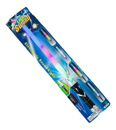 Espada Con Luz Y Sonido Tipo Laser Star Wars Baterias Incl