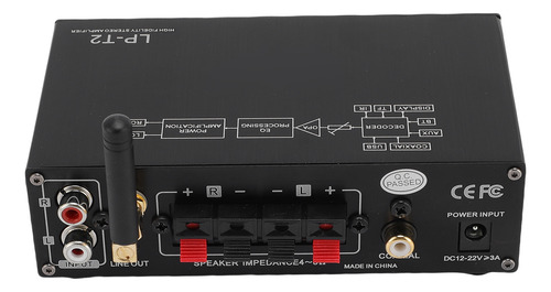 Amplificador De Potência Hifi 2.1 Canais 5.1 Estéreo Digital