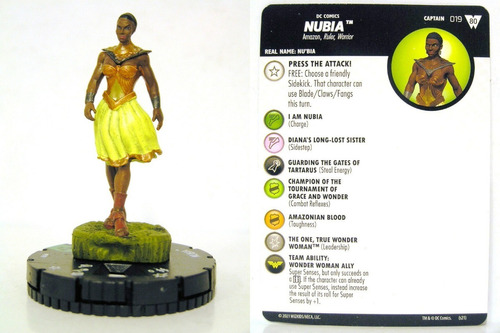 Heroclix Nubia #019 Wonder Woman 80th Anniversary Dc