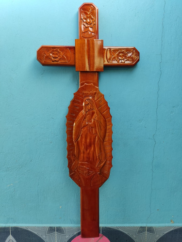 Cruz P/panteón De Cedro ( Virgen Guadalupe Jumbo)