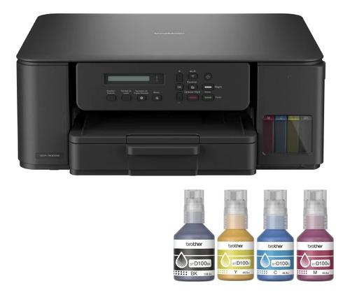 Kit 4 Tintas Brother Original Btd100 Cmyk Inkbenefit Tank
