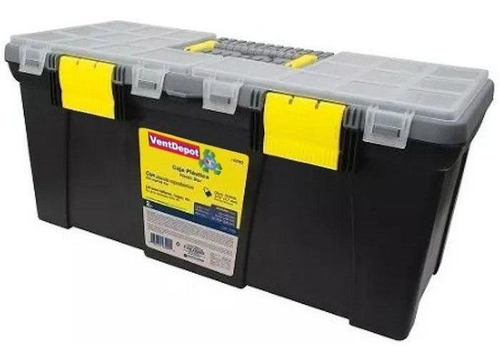 Caja Porta Herramientas De Plástico, Mxols-003, 2 Gavetas,