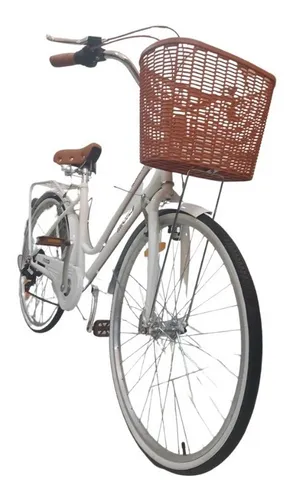 Bicicleta Paseo Mujer Urbana R26 1v Topmega Lux