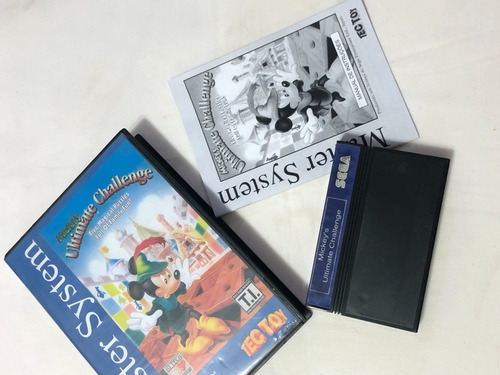 Master System : Mickey Ultimate Challenge Original Cx Repr G (Usado)
