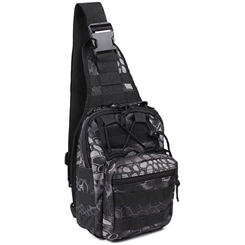 Bolso Táctico De Hombro, Mochila Militar Edc Molle  Co...