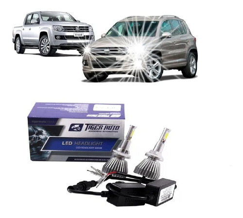 Kit Lampada H16 Led Automotivo 6000k 2200 Lumes