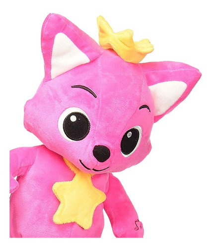 Baby Shark Pinkfong Peluche Baila Y Canta 30cm 5 Canciones Color Rosa chicle