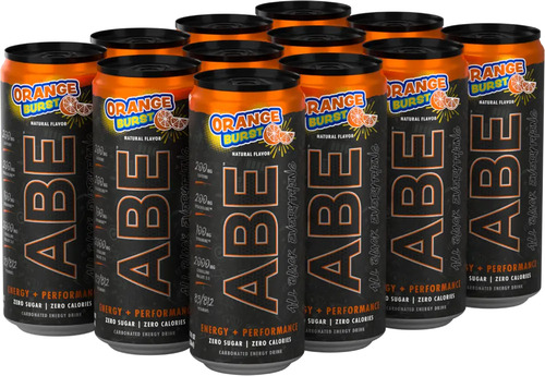 Bebida Energizante Abe Orange Burst 12 Latas (473 Ml)