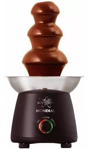 Fonte Cascata De Chocolate Fondue Mondial Chocofest Elétrica