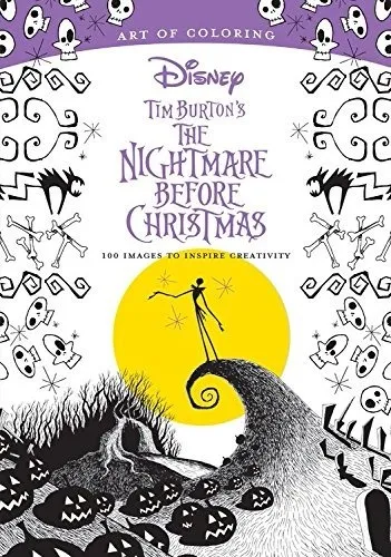 comprar Libro The Tim Burton Nightmare 100 Images [ Para Colorear ]