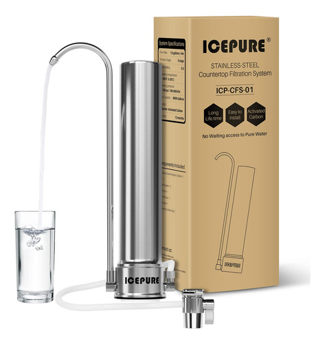 Icepure Icp-cfs-01 Sistema De Filtro De Encimera, Filtro De