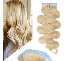Comprar Cinta En Extensiones De Pelo 100% Pelo Humano 12 Wk7p9