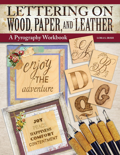 Libro: Lettering On Wood, Paper And Leather: A Pyrography Wo