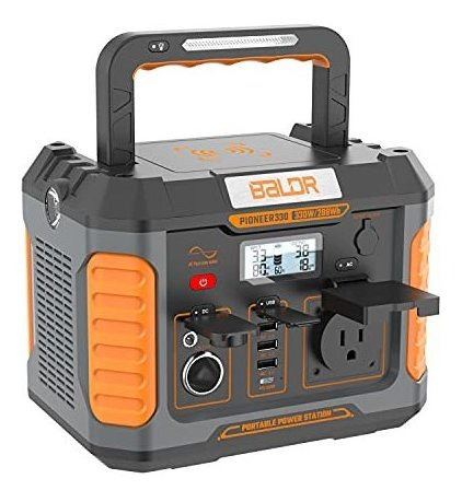 Baldr Portable Power Station 330w, 288wh Generador Solar De