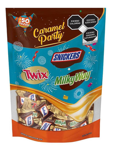 Chocolates Milky Way Mix Bolsa Con 50 Piezas 632g