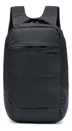 Mochila Executiva Masculina Faculdade Espaçosa Resistente Cor Preto Desenho Do Tecido Liso