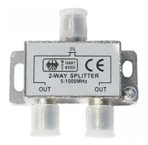 Comprar 2 Pieza Splitter 2 Vias 5-1000mhz Cable Coaxial Modem Inter