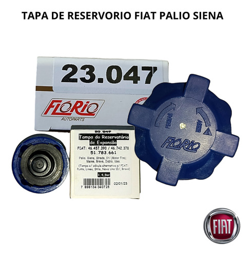 Tapa De Reservorio Fiat Palio Siena 1.3 1.4 1.8  1.4 Bar