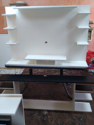 Rack Panel Flotante Estante Soporte Tv Hasta 55 Pulgadas