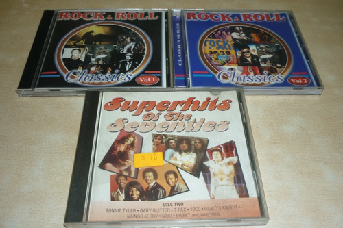 Rock And Roll Classics Lote 3 Cds Excelentes