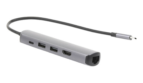 Hub Ugreen Usb-c 5 En 1 - 2 X Usb 3.0 - 1 X Hdmi - 1 X Rj45