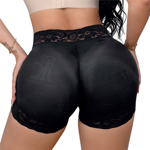 Faja Panty Cachetero Negro Para Realce De GlĂșteos O-171 Negro 2xl