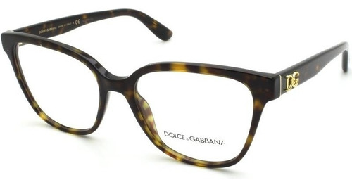Armação Dolce & Gabbana Dg3321 502 54-17 Cor Marrom