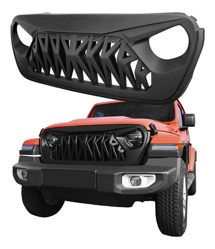 Parrilla Angry Jeep Wrangler Jl 2019 2020 2021 2022 Enojado