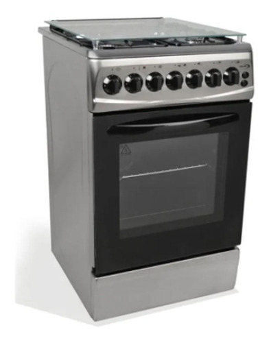 Cocina Delne Combinada 3+1 Te-5631 Inox 50x60 Albion