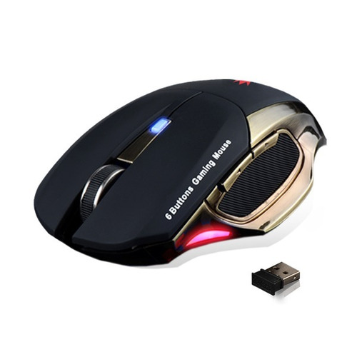 Mouse Gamer Gaming Inalambrico Precision 1600dpi 6 Boton $cm