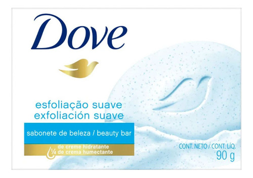 Jabón En Barra Dove Exfoliante 90 g Pack X 3