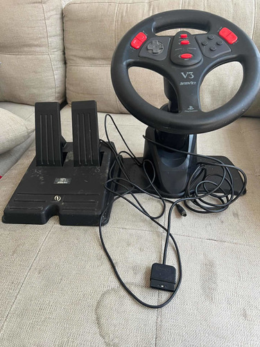 Volante Y Pedal V3 Interact Ps1 Ps2