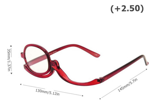 Yy Lupas De Anteojos, Gafas De Maquillaje De Lupa Con Gafas