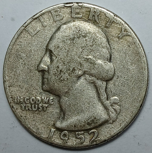 Estados Unidos - Quarter Dollar 1952 - Km 164 (ref 082)