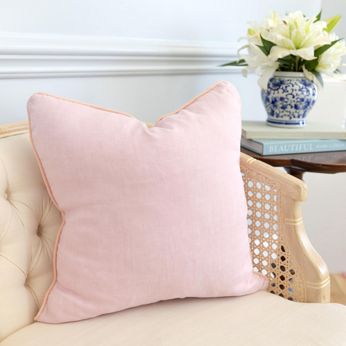 Fundas De Almohada De Lino Elin, Set De 2, Ultra Suaves,