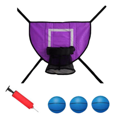 Juego De Accesorios Para Aro De Baloncesto Baloncesto Azul