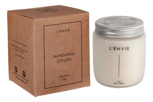 Lenvie Vela Pote Mandarina Ceylon Linha Urban 170g