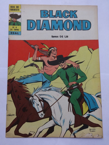 Black Diamond Nº 8: Pantera-cinzenta - Ebal - 1975 - Hq
