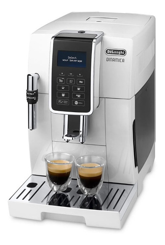 Cafetera Super Automatica Delonghi Dinamica Ecam35035 Blanca