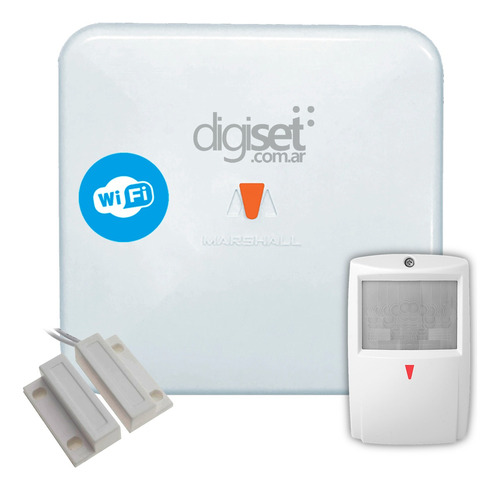 Kit Alarma Casa Inalámbrica Marshall Ip Wifi Domiciliaria