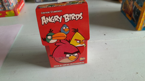 Juego De Cartas Argry Birds Con Caja Rojo Español (Usado)