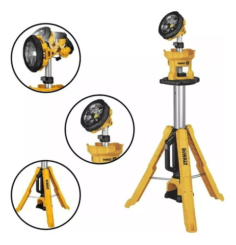Torre De Iluminação 20v Max S/ Bateria S/ Carreg. Dewalt