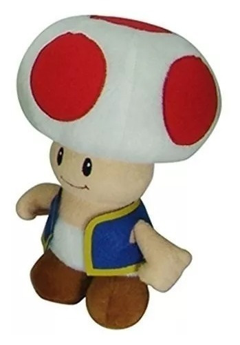 Peluche Toad Hongo Bueno Mario Bros Excelente Calidad 