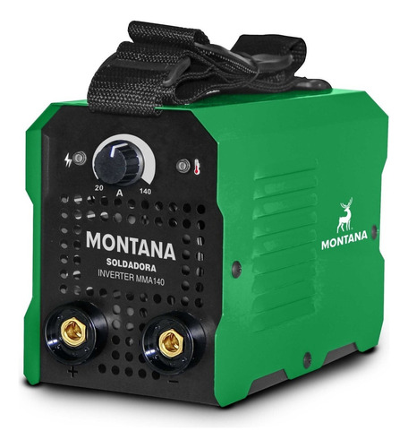 Soldadora Inverter 130 Amp Montana Color Verde