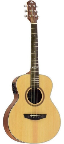 Violão Mini Jumbo Elétrico Strinberg Sm200 Ns Natural Fosco