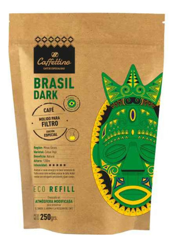 Café Molido P Filtro Ed. Esp Brasil Dark X250gr - Caffettino