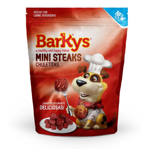 Imagen 1 de 1 de Barkys Mini Steaks Chuletitas 567gr - Premios Para Perro 