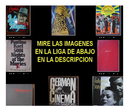 Lote De 12 Libros De Cine En Ingles, Gran Formato